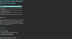 Desktop Screenshot of innovationwebdesigns.com