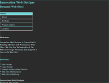 Tablet Screenshot of innovationwebdesigns.com